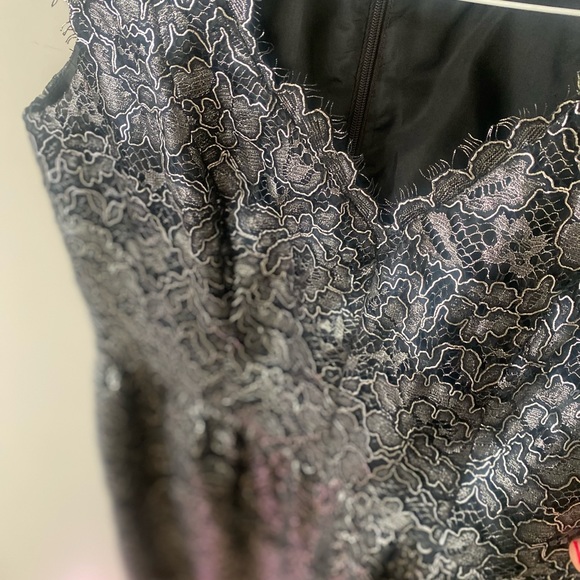 Shoshanna Floral dress - grey ish silver color - Picture 7 of 7